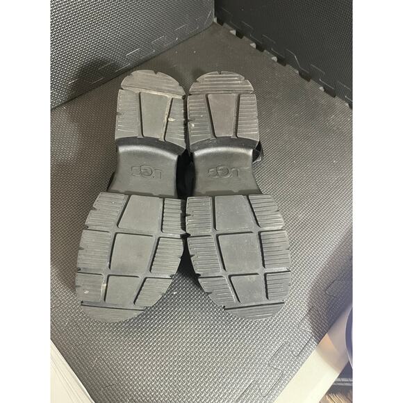 UGG ASHTON STRAPPY BLACK PLATFORM GLADIATOR SANDALS WOMENS SIZE 10 - Picture 5 of 7